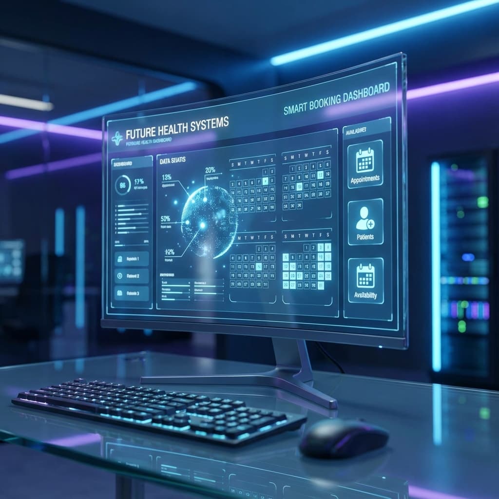 Healthcare Booking System - HIPAA-compliant patient scheduling system with telehealth integration